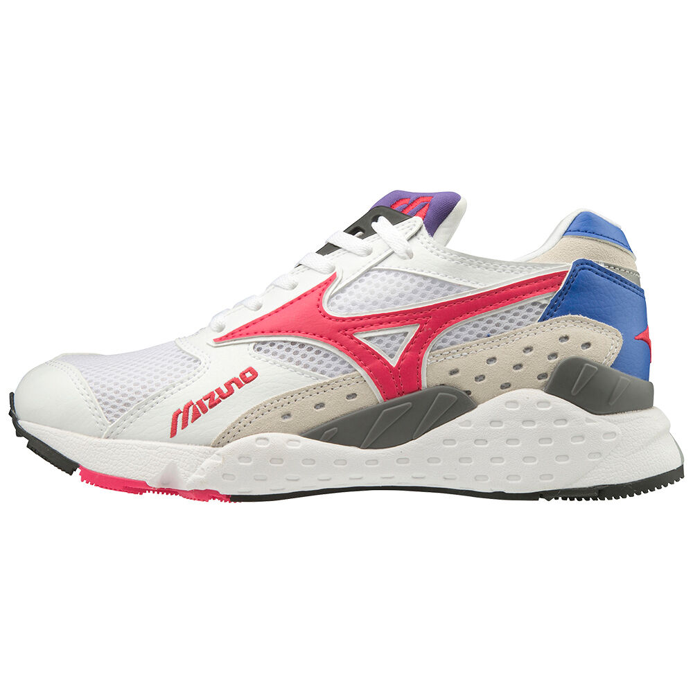 Mens Mizuno Mondo Control Trainers White/Pink/Blue Philippines (PFWCAK697)